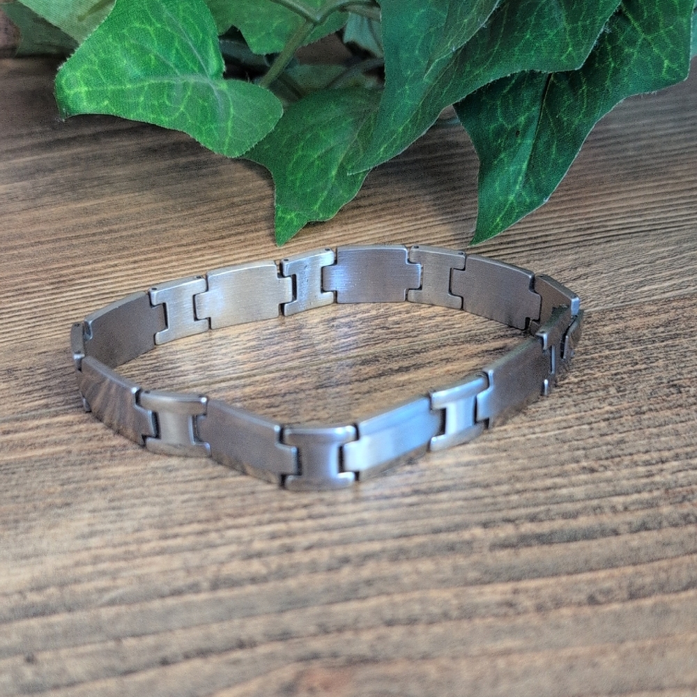Stainless Steel Men's Link Bracelet 9"